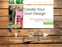 Tablet Screenshot of calsilk.net